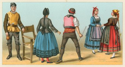 Spanische Tracht von French School